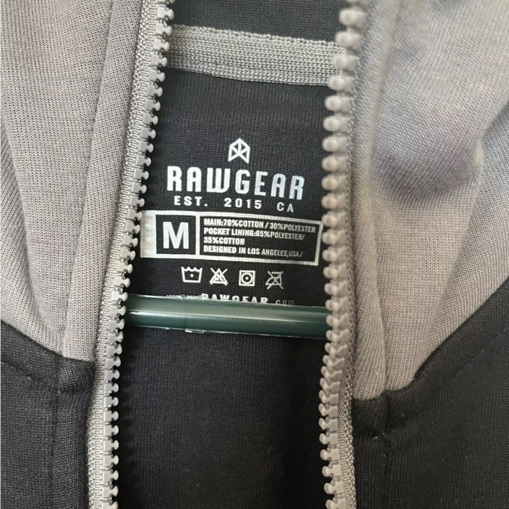 Rawgear RG517 Mens Medium Black Track Jacket / Hoodie - Picture 5 of 7
